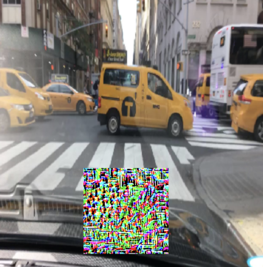 Object vanishing adversarial patch attack