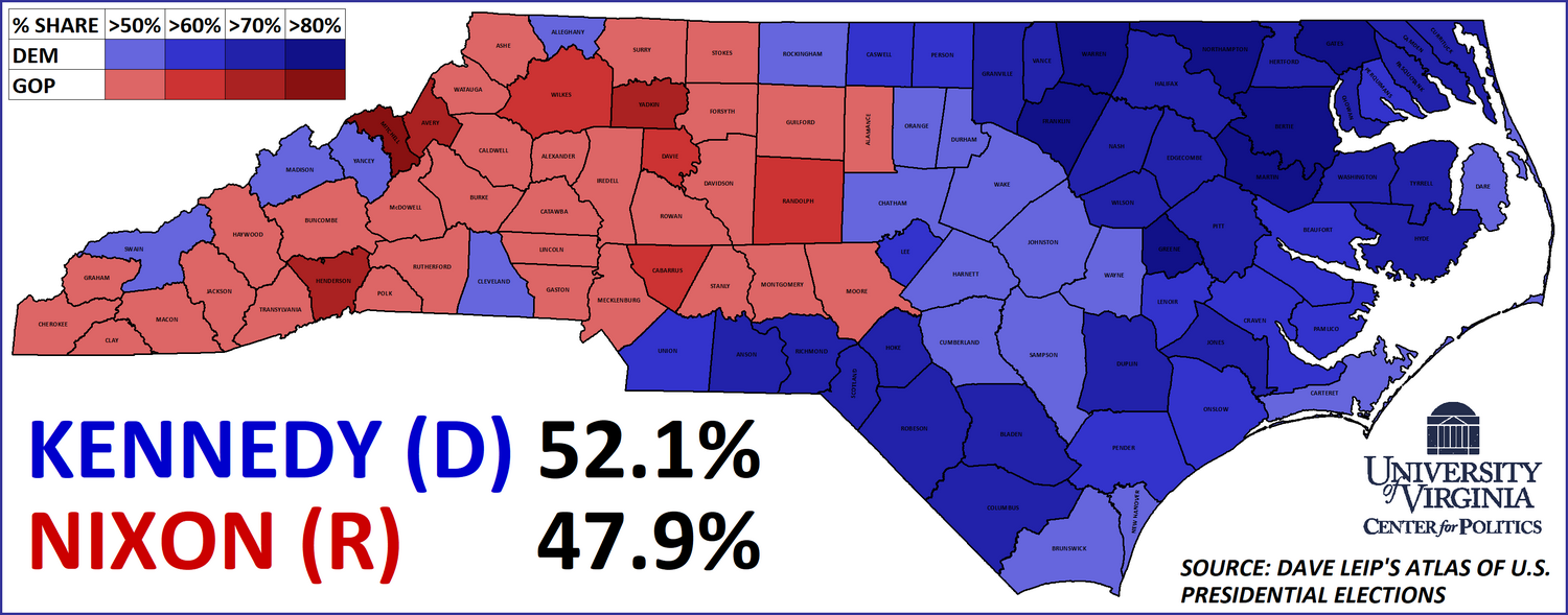 NC voter preference map