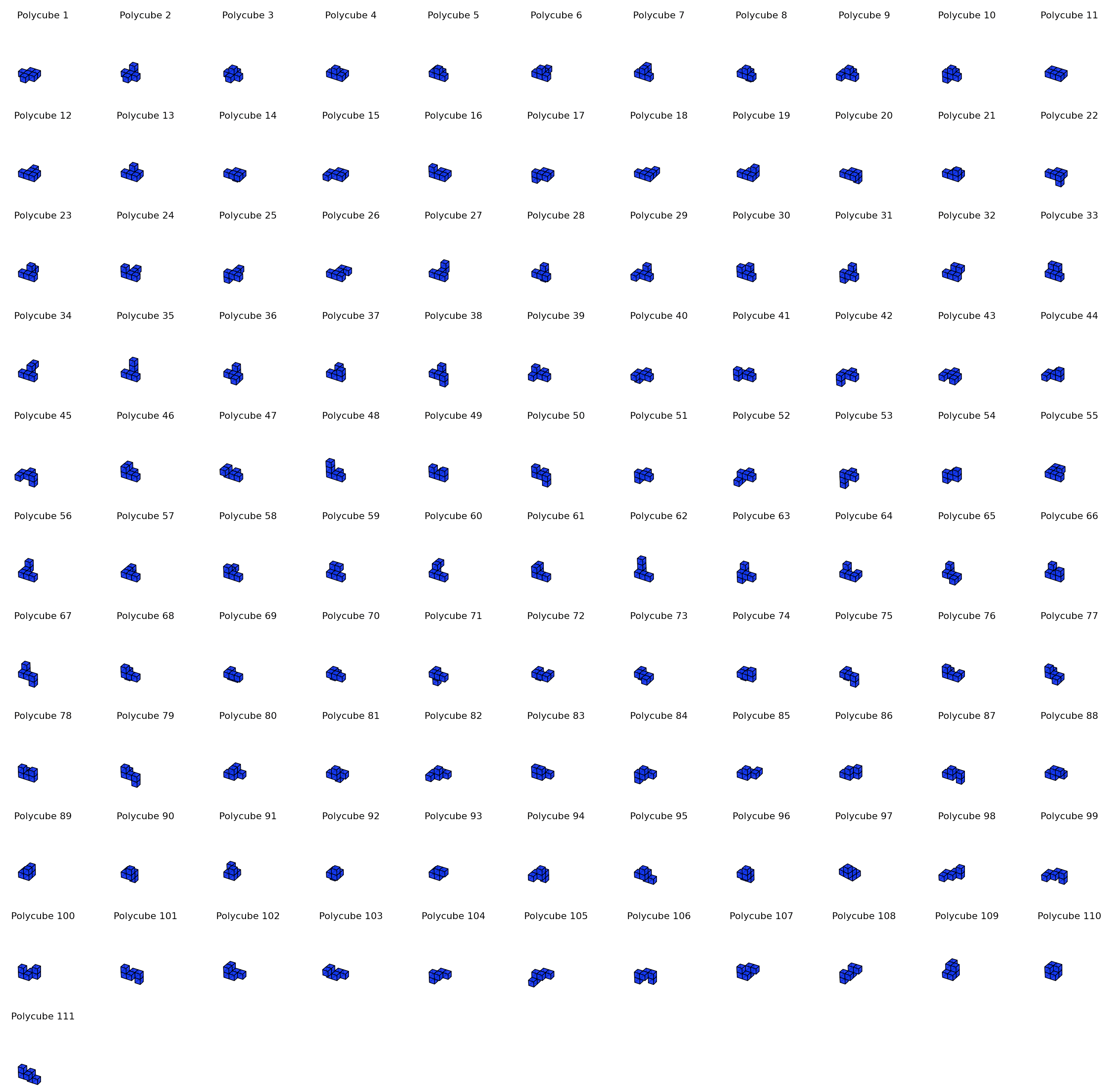 Polycube with n=6